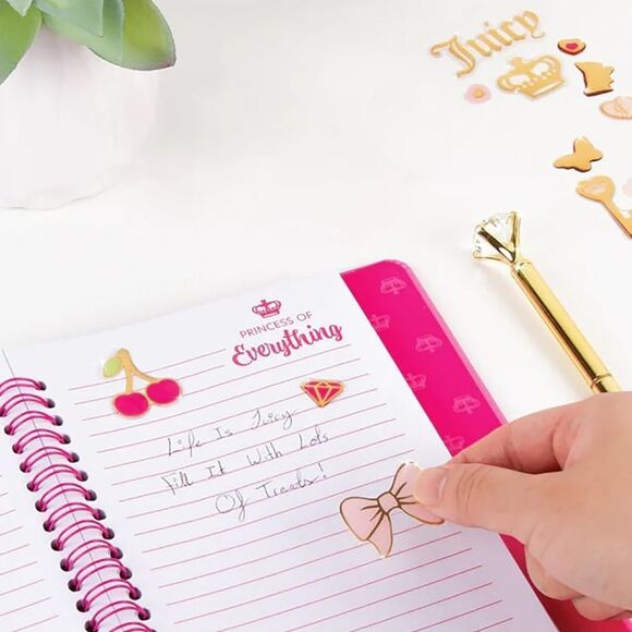 Juicy Couture Make It Real Princess Of Everything 19-PC Boxed Journal & Pen Set - Picture 8 of 11